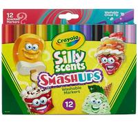CRAYOLA Silly Scents Chisel Tip Washable Markers 12/Pkg-Assorted Colors Arti e Mestieri, Carta, Multi
