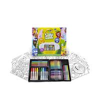 CRAYOLA Silly Scents Mini Art Kit, Set Creativo con 32 Pennarelli e Pastelli a Cera Profumati, con 20 Fogli da Colorare, 04-0015