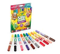 Crayola - Silly Scents, Pennarelli Profumati Lavabili Doppia Punta Maxi, Confezione da 10 pezzi, 20 Colori e 20 Profumi differenti, per Scuola e Tempo Libero, da 3 anni, 58-8344