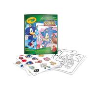 Crayola Sonic Libro Da Colorare+adesivi