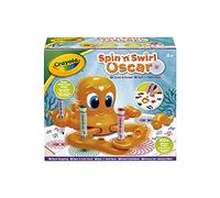 CRAYOLA Spin 'n' Swirl Oscar the Octopus | Posiziona più penne tra le braccia degli Oscar e guardalo disegnare arte a spirale tutto da solo!