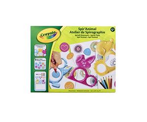Crayola - Spir'Animal Disegna e colora, Animali con Lo Spirografo
