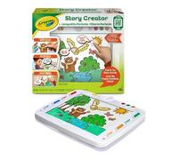 Crayola Story Creator, Tablet Sonoro Interattivo per Bambini con Pennarelli e Fogli, Registra e Riascolta Le tue Storie, Gioco Creativo Senza Schermi, 5+