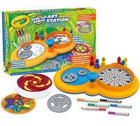 CRAYOLA- Super Set Gira e Crea Deluxe, Creare Mandala e Vortici di Colore con Pennarelli e Inchiostri Colorati, attività Creativa e Regalo per Bambini, da 6 Anni, 66 Pezzi, 74-7499