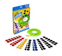 CRAYOLA Tavolozza lavabile POP & Paint | Include 96 chip colorati usa e getta e pennello ad acqua ricaricabile per meno disordine | Set di pittura ad acquerello per bambini dai 4 anni in su