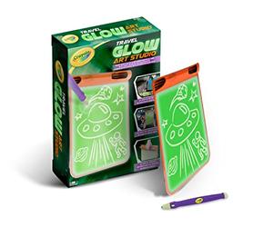 Crayola - Travel Glow Art Studio, Lavagna Luminosa, Gioco e Regalo per bambini, da 6 anni