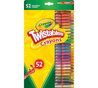 CRAYOLA- TWISTABLES 52 pastelli girevoli, Multicolore, Count (Pack of 1), 920030.112