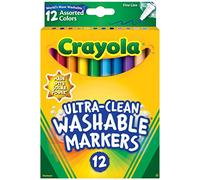 Crayola Ultra-Clean - Pennarelli lavabili CYO587813, confezione da 12