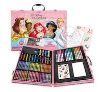 VALIGETTA COLORI CRAYOLA PRINCIPESSE 115 MATITE PASTELLI A CERA PENNARELLI FOGLI