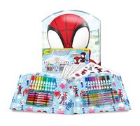 CRAYOLA - Valigetta Creativa Spidey, 40 Pezzi, Set Coloring Portatile con Pennarelli Lavabili, Matite, Pastelli, Pagine da Colorare e Adesivi, 04-4017