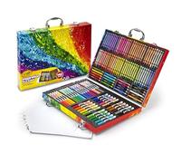 Crayola valigetta colori arcobaleno - kit creativo con 140 pezzi assortiti, età consigliata: 5-10 anni