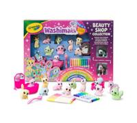 Crayola washimals - beauty shop set da colorare con 12 cuccioli