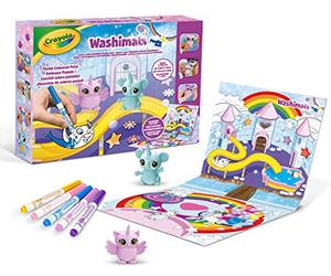 CRAYOLA- Washimals-Peculiar Pets Set Colora & Gioca, per Colorare e Fare Il Bagnetto ai Cuccioli, Gioco e Regalo per Bambini, da 3 Anni, 74-7435