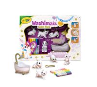 CRAYOLA Washimals Pets Set Attività Colora Lava Ricolora con Cuccioli con Vasca