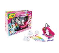 CRAYOLA Washimals Set attività, per Colorare e Fare Il Bagnetto ai 4 Cuccioli, Gioco e Regalo, da 3 Anni