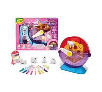 CRAYOLA- Washimals, Set Ruota dei Divertimenti, per Colorare e Fare Il Bagnetto ai Cuccioli
