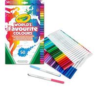 Crayola World's Favourite Colours 50 Pennarelli Super Tips