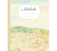 Crayon Daydream Mountain Composition Notebook College Ruled - Relaxing Nature Landscapes: Aesthetic Journal for College, School, Office & Work