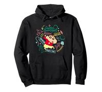 Crayon Shin-chan Shinchan and musical instrument party time Felpa con Cappuccio