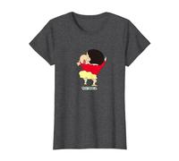 Crayon Shin-Chan Smile Shin-Chan Maglietta, Donna, Grigio Scuro, L