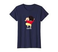 Crayon Shin-Chan Smile Shin-Chan Maglietta, Donna, Navy, M