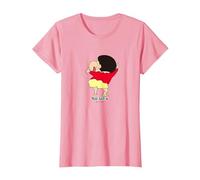 Crayon Shin-Chan Smile Shin-Chan Maglietta, Donna, Rosa, 3XL