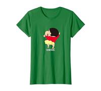 Crayon Shin-Chan Smile Shin-Chan Maglietta, Donna, Verde Mela, M
