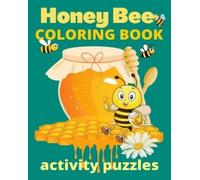 Crayons Be Coloring Honey Bee Coloring Book Activity Puzzles (Tascabile)