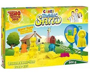 CRAZE 53158 - Magic Sand: La Fattoria, ca. 800 g di Sabbia Magica, in cce...