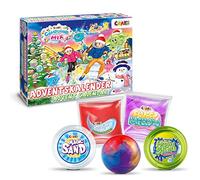 Craze, Calendario Avvento Bambini, Mix Compound, Slime, Sabbia Magica e Argilla da Modellare per Bambini, Giochi Bambini, 24 sorprese, plastilina Antistress