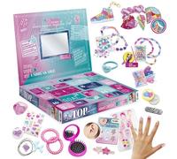 CRAZE Calendario dell’Avvento Bambina - DIY Fashion con Diamond Painting, Braccialetti BFF, Adesivi e Accessori - Calendario Creativo con Sorprese per Ragazze