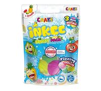 CRAZE INKEE Bombe da Bagno bambini, Fruity Pack 3 palline da bagno con 3 diversi profumi di frutta, giochi da bagno, 25871
