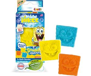 Craze INKEE SpongeBob bomba da bagno per bambini 3x15 g