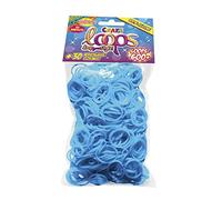 Craze Loops 600 Elastici per Braccialetti fai da te, borsa in alluminio con elastici per anelli, bracciali, collane, artigianato per bambini, diversi colori 51000