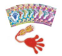 CRAZE MAGIC SLIME Confezione 8 Mani Appiccicose XXL Brillanti - Giocattolo Slime Divertente per Bambini e Bambine - Kit Slime Creativo Perfetto per Compleanni e Sorprese