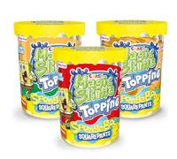 CRAZE Magic Slime Topping SpongeBob Magic Ocean, 3 flaconi di Slime per bambini, ogni barattolo contiene 70 ml