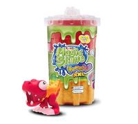 CRAZE Magic Slime - Yummies XL Pizzino | Melma per bambini in colori al neon mix di colori con diversi caratteri di aspirazione, set sottile in barattolo da 600 ml, melma colorata per bambini senza