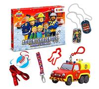 CRAZE Pompiere Sam Calendario dell'Avvento per Bambini - Calendario dell'Avvento per Ragazzi con Vigili del Fuoco Giocattolo per Bambini