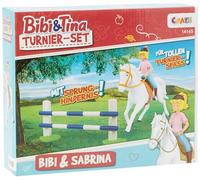 CRAZE Blocksberg Torneo Tina con cavallerizzi Bibi e Sabrina incl. Accessori di Equitazione Figurine da Collezione 14165, Multicolore