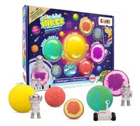 INKEE Space, Set di bombe da bagno bambini, 5 bombe da bagno planetarie per bambini, multicolore e con diverse profumazioni