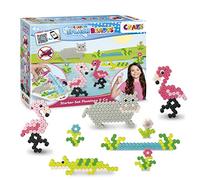 Craze Splash Beadys Flamingo, Perline d'acqua colorate a forma di fenicotteri e altri animali, Kit artigianale per bambini fai da te, Perline d'acqua senza ferro, 20579