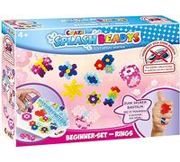 CRAZE Splash Beadys, Perline per Braccialetti Bambini, Kit Braccialetti, collane per Bambini Artigianali, Anelli, bracciali, Perle Solide Senza Ferro
