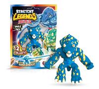 CRAZE Stretchy Legends Minis - Statuetta d'azione estensibile, appiccicosa e appiccicosa, personaggio supereroe estensibile da collezione, giocattolo dinosauro elasticizzato