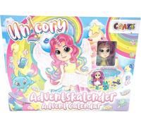 CRAZE Calendario Avvento bambini 2022, Calendario dell' avvento unicorno UNICORY con Giocattoli per bambini. 24 sorprese di natale , 34033