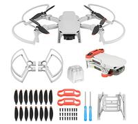 Craznick Eliche per DJI Mini 4K/2/2 SE Eliche Guardia di atterraggio Estensioni Gamba Supporto Protezione Gimbal Copertura Totale 24 pz per DJI Mini 4K 2 SE Drone Accessori Set