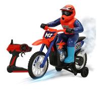 Crazon - Moto telecomandata giocattolo - Guarda video - con luci, suoni realistici del motore e effetto fumo - Massimo equilibrio - fino a 20 km/h Moto RC - Veicolo Radio Control per bambini +3 anni