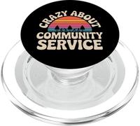 Crazy About Community Service Avvocato sociale - PopSockets PopGrip per MagSafe
