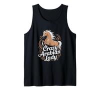 Crazy Arabian Lady Arabian Horse Equitazione Canotta