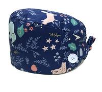 crazy bean Turbante Cappello Cotone Cappello con Fascia Elastico Annodato Berretto Cappello Multicolour Stampa Bandana Cappellini Donna Capelli Lunghi Cappello Colori Colorati Taglia Unica