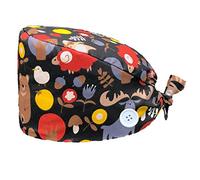 crazy bean Turbante Cappello Cotone con Fascia Elastica Annodato Berretto Multicolour Stampa Bandana Donna Cuffia Lunghi Colori Colorati Taglia Unica